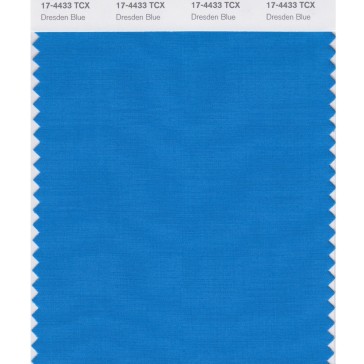 Pantone 17-4433 TCX Swatch Card Dresden Blue
