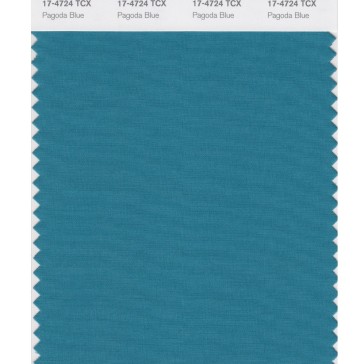 Pantone 17-4724 TCX Swatch Card Pagoda Blue