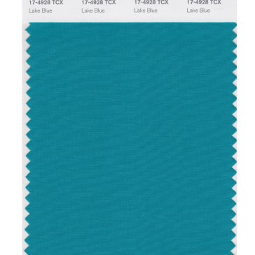 Pantone 17-4928 TCX Swatch Card Lake Blue