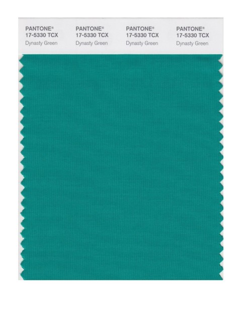 Pantone 17-5330 TCX Swatch Card Dynasty Green