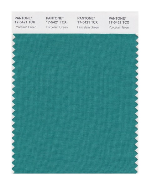 Pantone 17-5421 TCX Swatch Card Porcelain Green