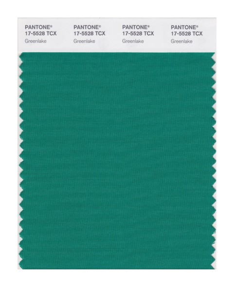 Pantone 17-5528 TCX Swatch Card Greenlake