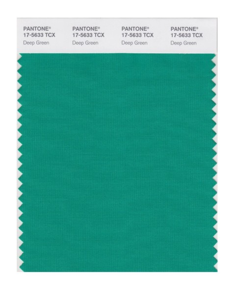 Pantone 17-5633 TCX Swatch Card Deep Green