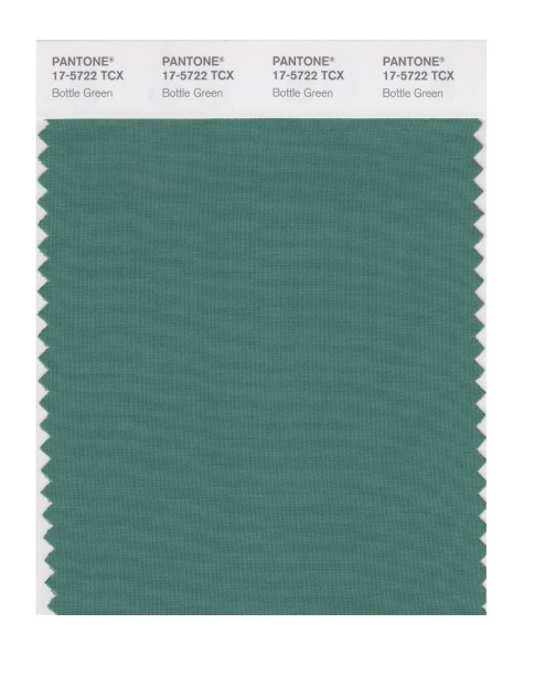 Pantone 17-5722 TCX Swatch Card Bottle Green