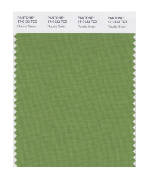 Pantone 17-0133 TCX Swatch Card Fluorite Green