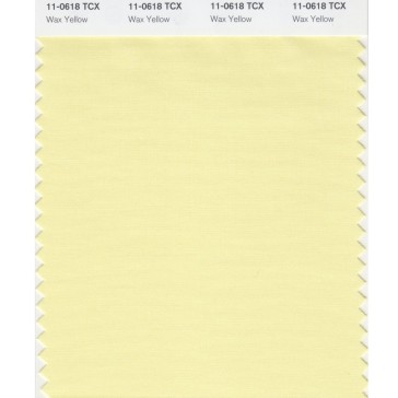Pantone 11-0618 TCX Swatch Card Wax Yellow
