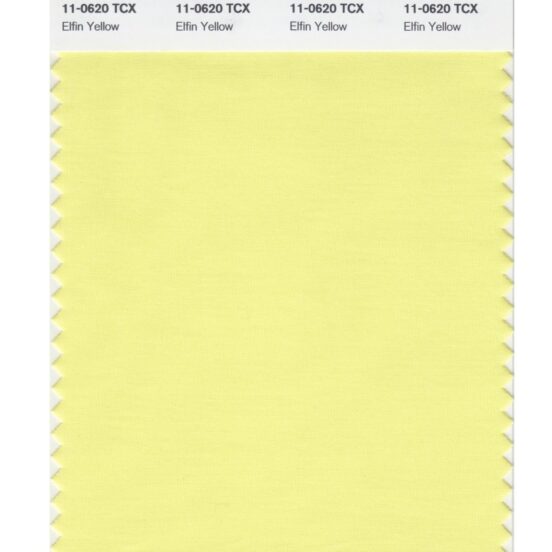 Pantone 11-0620 TCX Swatch Card Elfin Yellow