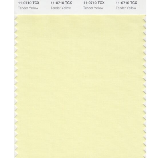 Pantone 11-0710 TCX Swatch Card Tender Yellow
