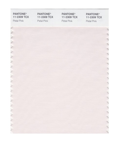 Pantone 11-2309 TCX Swatch Card Petal Pink