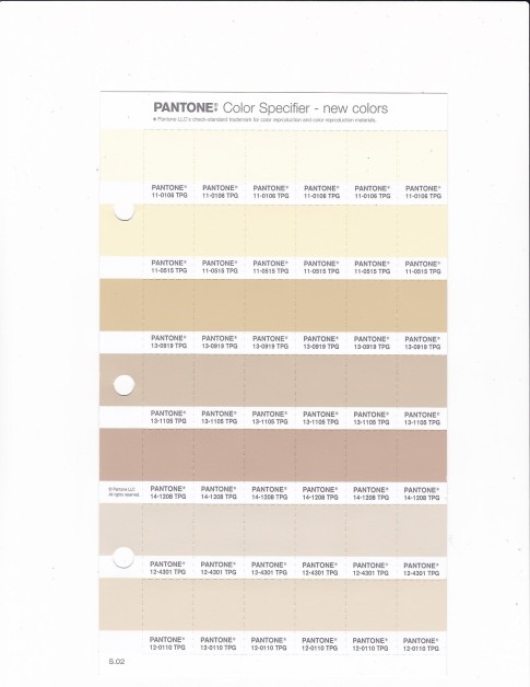 PANTONE 13-1105 TPG Brown Rice Replacement Page (Fashion, Home & Interiors)