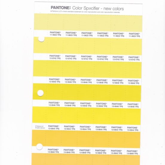 PANTONE 13-0644 TPG Golden Kiwi Replacement Page (Fashion, Home & Interiors)