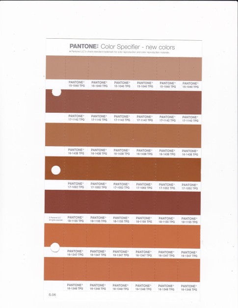 PANTONE 15-1040 TPG Iced Coffee Replacement Page (Fashion, Home & Interiors)