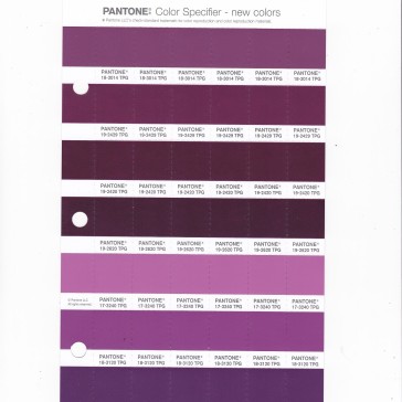 PANTONE 19-2429 TPG Plum Caspia Replacement Page (Fashion, Home & Interiors)