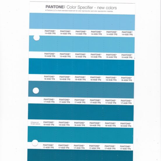 PANTONE  15-4428 TPG  Crystal Seas Replacement Page (Fashion, Home & Interiors)