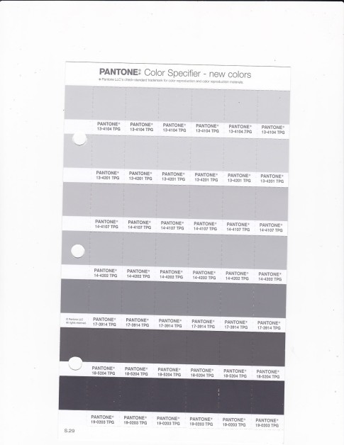 PANTONE 13-4104 TPG Antarctica Replacement Page (Fashion, Home & Interiors)