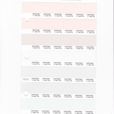 PANTONE 11-4301 TPG Lily White Replacement Page (Fashion, Home & Interiors)