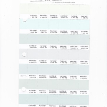 PANTONE 12-4306 TPG Barely Blue Replacement Page (Fashion, Home & Interiors)