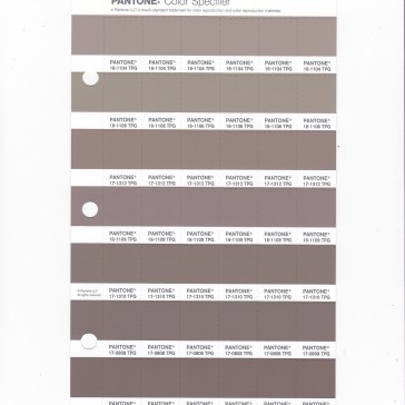 PANTONE17-1310 TPG Timber Wolf  Replacement Page (Fashion, Home & Interiors)