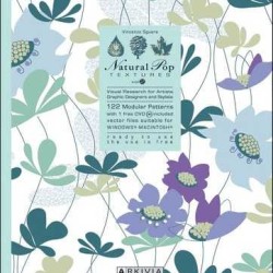 NATURAL POP TEXTURES VOL.2 (Arkivia), Soft Elegent Floral Prints, Delicate Flower Patterns Design Book