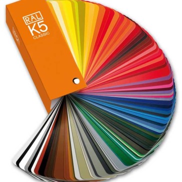 RAL K5 Gloss Shade Card, Colour Chart Classic Fan Deck [2022 Edition]