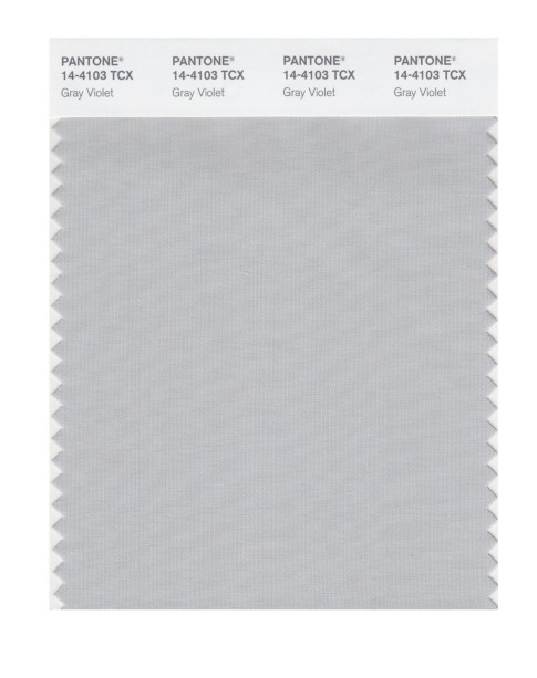 Pantone 14-4103 TCX Swatch Card Gray Violet