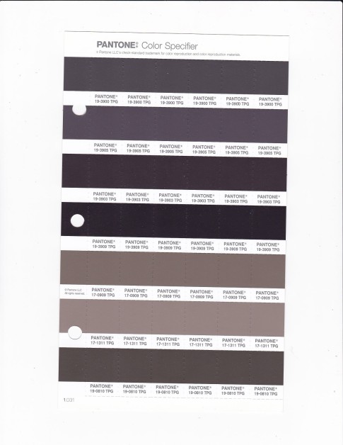PANTONE 18-3905 TPG Excalibur Replacement Page (Fashion, Home & Interiors)
