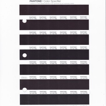 PANTONE 19-1111 TPG Black Coffee Replacement Page (Fashion, Home & Interiors)