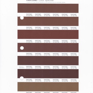 PANTONE 19-1230 TPG Friar Brown Replacement Page (Fashion, Home & Interiors)