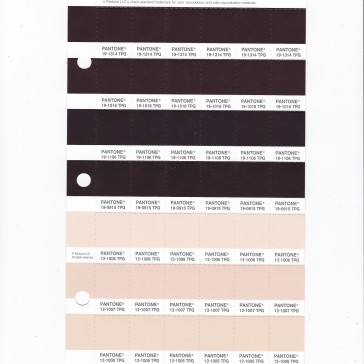 PANTONE 19-1314 TPG Seal Brown Replacement Page (Fashion, Home & Interiors)
