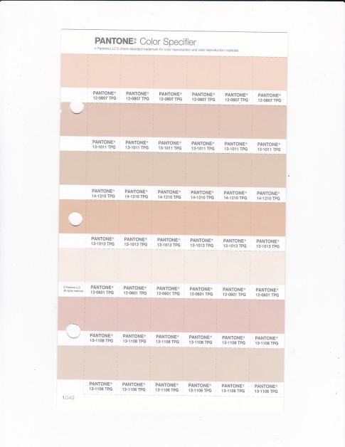 PANTONE 12-0807 TPG Sun Kiss Replacement Page (Fashion, Home & Interiors)