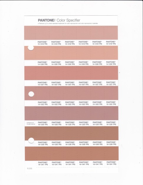 PANTONE 16-1235 TPG Sandstorm Replacement Page (Fashion, Home & Interiors)