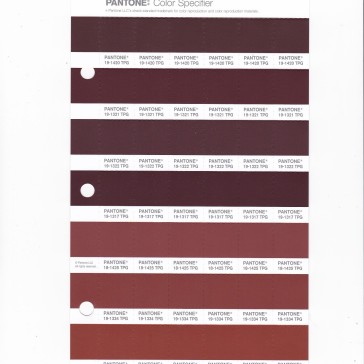 PANTONE 19-1322 TPG Brown Stone Replacement Page (Fashion, Home & Interiors)