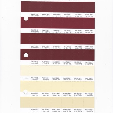 PANTONE 19-1331 TPG Madder Brown Replacement Page (Fashion, Home & Interiors)