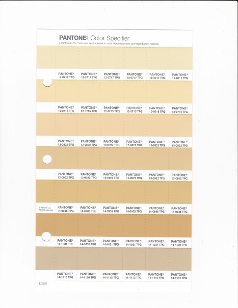 PANTONE 13-0822 TPG sunlight Replacement Page (Fashion, Home & Interiors)