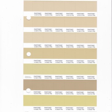 PANTONE 12-0619 TPG Dusty Yellow Replacement Page (Fashion, Home & Interiors)
