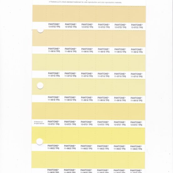 PANTONE 11-0616 TPG Pastel Yellow Replacement Page (Fashion, Home & Interiors)
