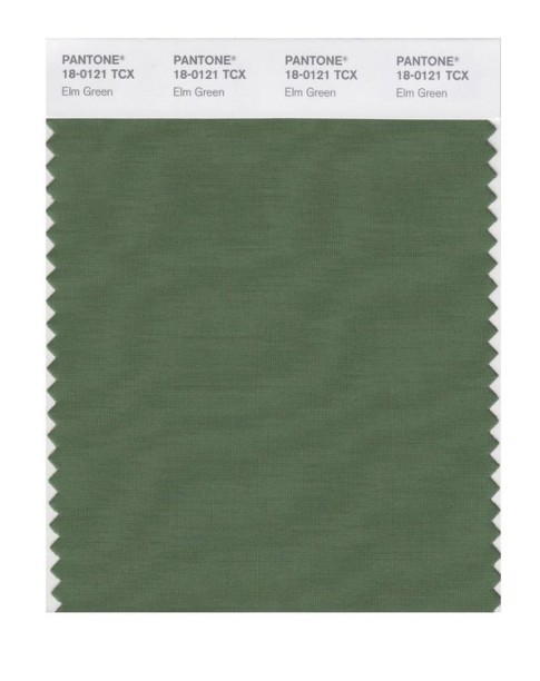 Pantone 18-0121 TCX Swatch Card Elm Green