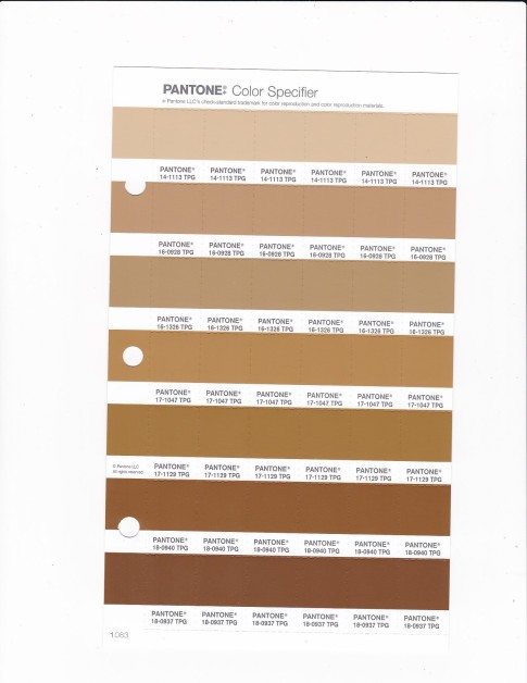 PANTONE 16-0928 TPG Curry Replacement Page (Fashion, Home & Interiors)