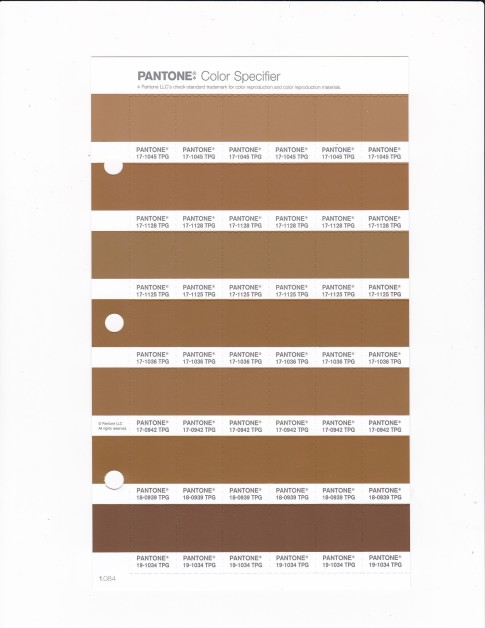 PANTONE 17-0942 TPG Bronze Medal Replacement Page (Fashion, Home & Interiors)