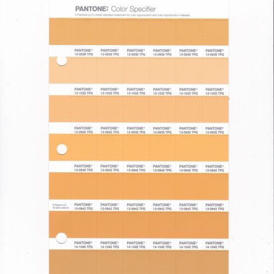 PANTONE 13-0939 TPG Golden Cream Replacement Page (Fashion, Home & Interiors)