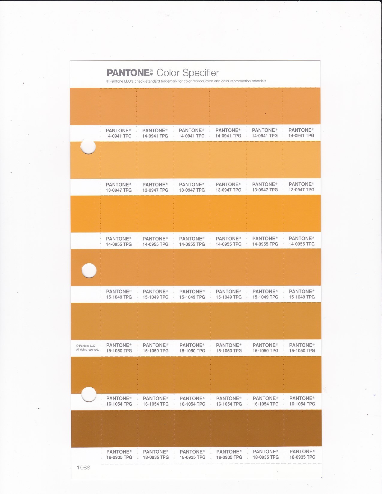 PANTONE 14-0941 TPG beeswax Replacement Page (Fashion, Home 
