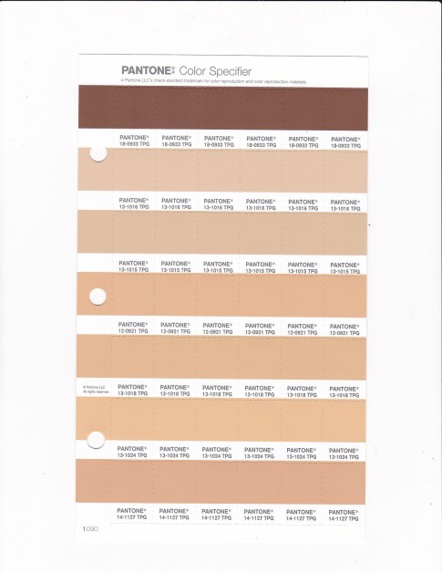 PANTONE 13-1024 TPG Buff Replacement Page (Fashion, Home & Interiors)
