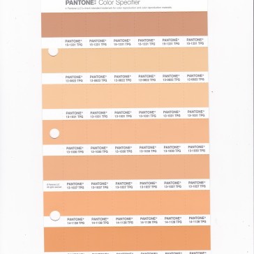 PANTONE 12-0822 TPG Golden Fleece Replacement Page (Fashion, Home & Interiors)