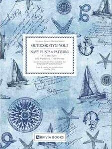 Outdoor Style Vol 02 Navy Prints & Patterns Arkivia Book