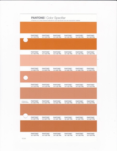 PANTONE 15-1150 TPG Dark Cheddar Replacement Page (Fashion, Home & Interiors)