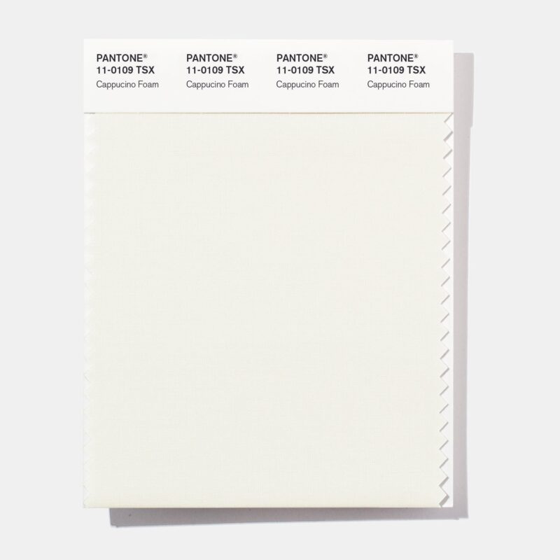 Pantone 11-0109 TSX Cappucino Fo Polyester Swatch Card