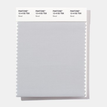 Pantone 12-4102 TSX Grout Polyester Swatch Card