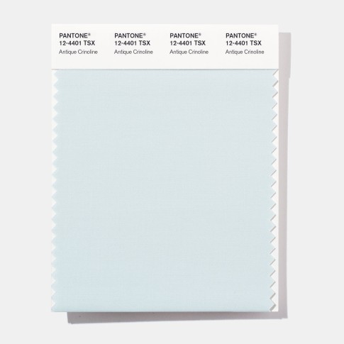 Pantone 12-4401 TSX Antique Crin Polyester Swatch Card