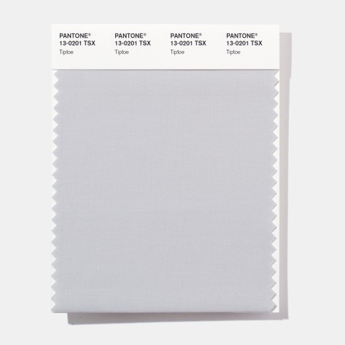 Pantone 13-0201 TSX Tiptoe  Polyester Swatch Card