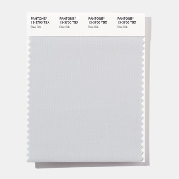 Pantone 13-3700  TSX Raw Silk Polyester Swatch Card
